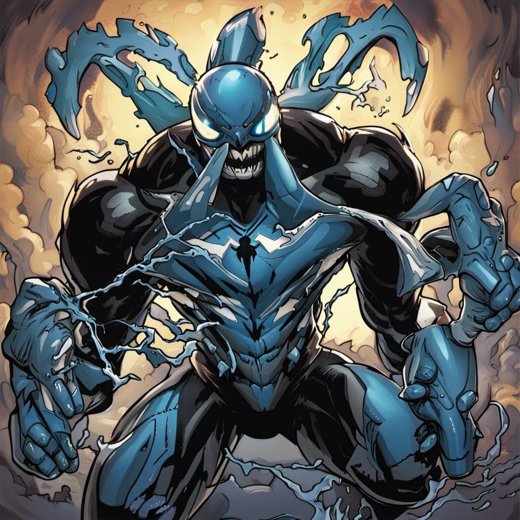 Blue Beetle Venom Fusion Concept Art