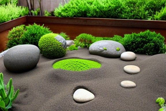 Minimalist Zen Garden