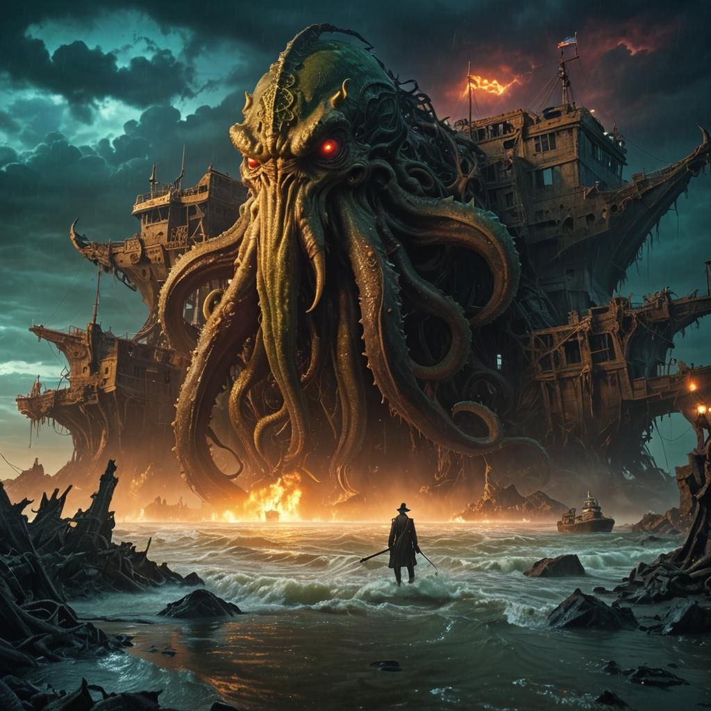 "I thought it was a sculpture. And then its eyes opened. The glare... the malevolent glare...!"