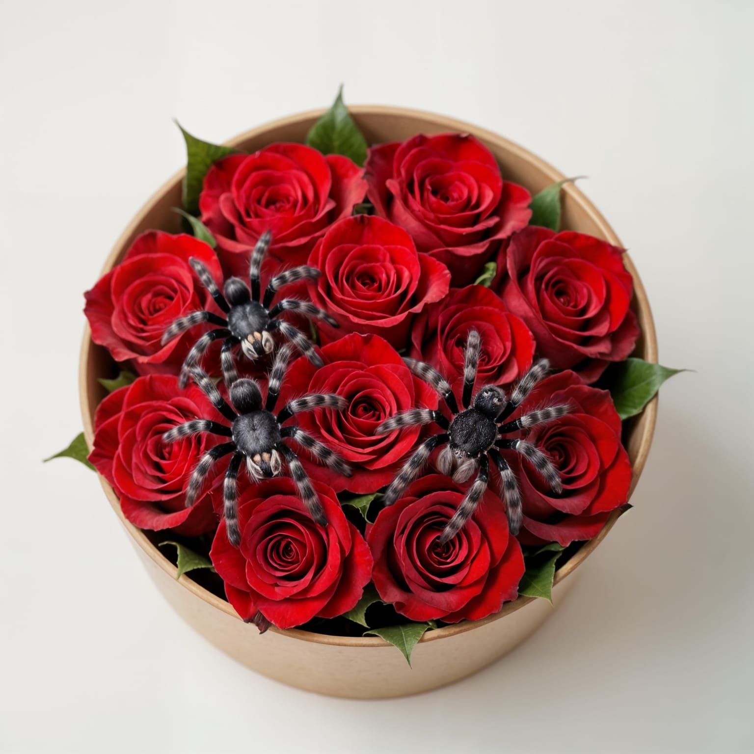 Valentine's Day Spider Box Replaces Rose Bouquet