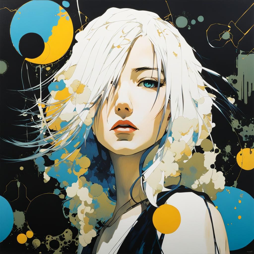 Surreal Anime Dreamscape Exploring Identity as CGI Art