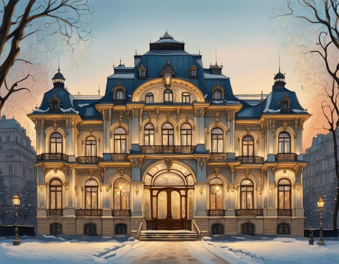 Elegant Belle Epoque Palace in Bucharest, Romania