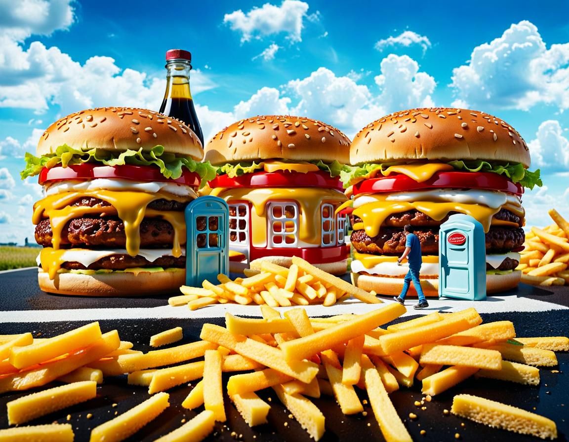 Hamburger Town: A Delicious Fantasy World