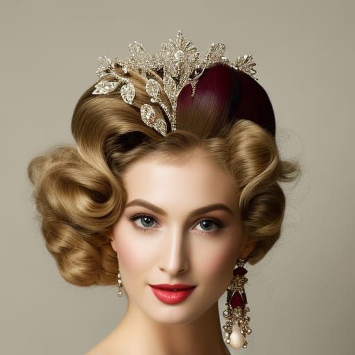 Manga Portrait in Iconographic Style, Oil on Canvas