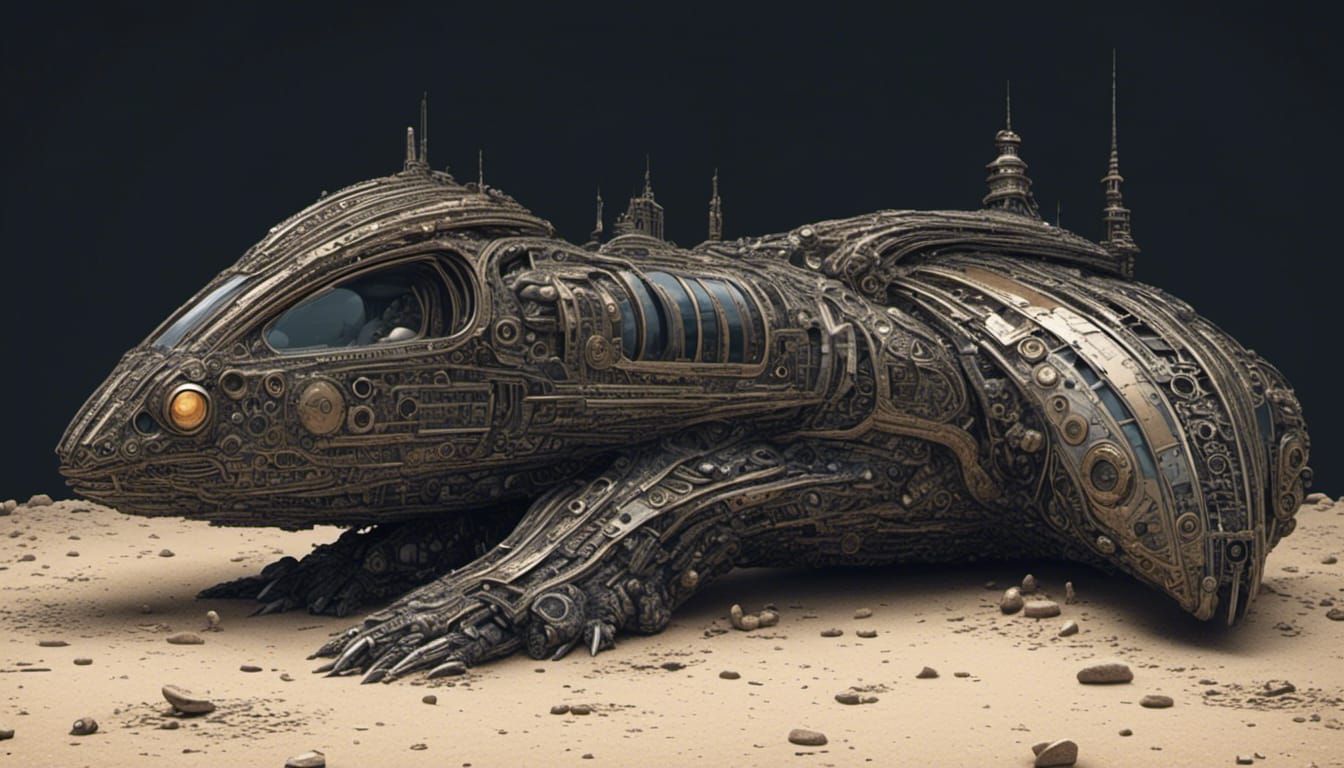 Junji Ito Style Platypus Chaos