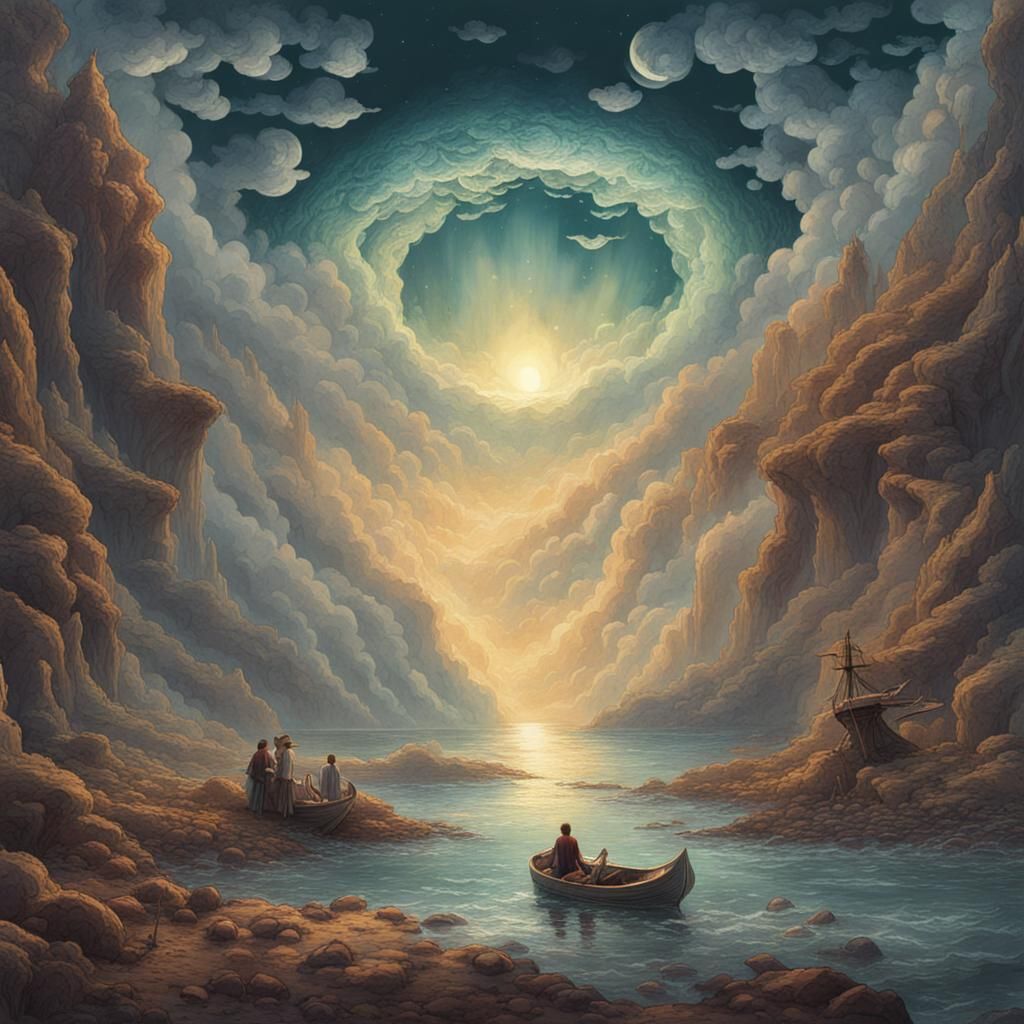 Abstract Unfathomable Concept Generated by AI
