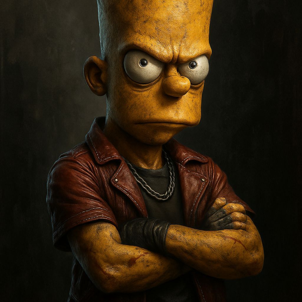 Detailed Image of Bart Simpson