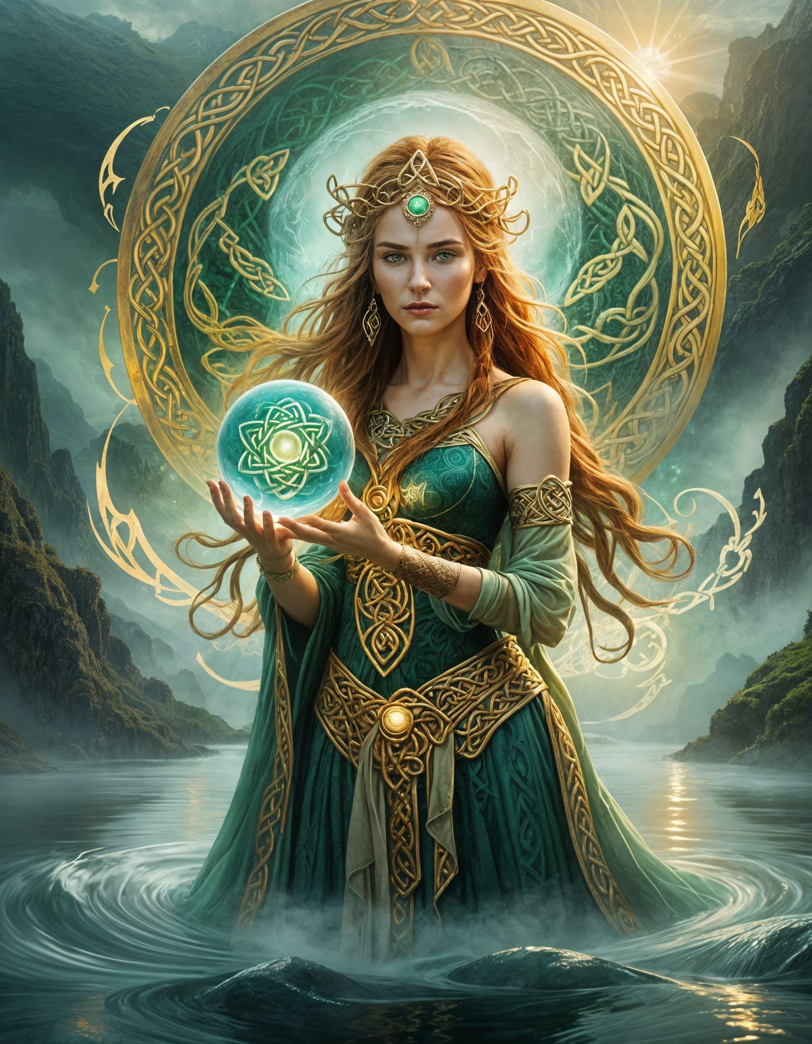 Brigantia-goddess of water and rivers