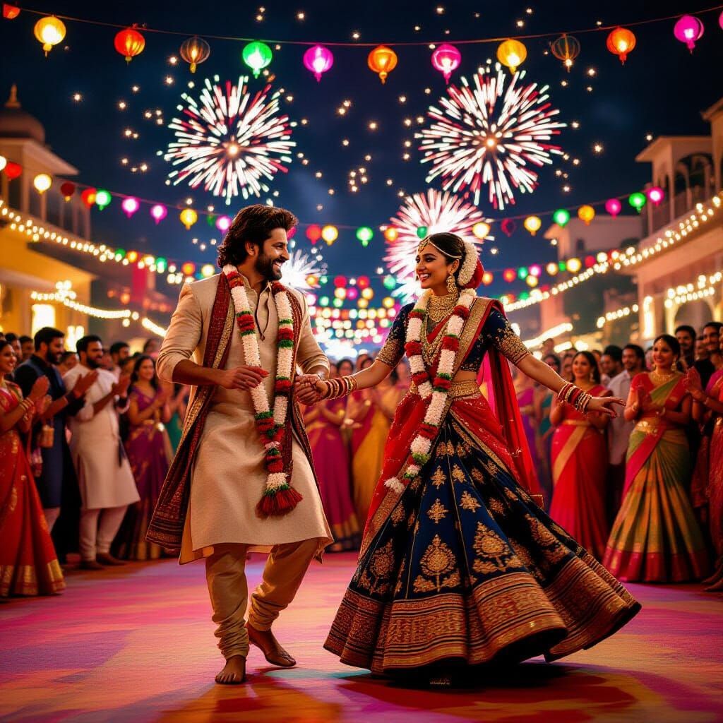 Shahrukh Khan and Kajol Dancing Garba at Vibrant Festival