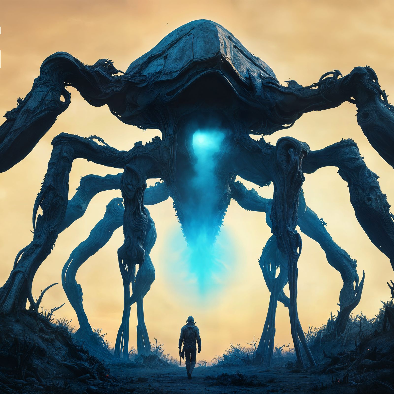 Alien Structures Dominated by Xenomorph Wildlife