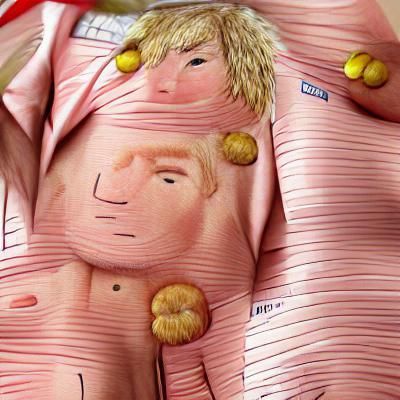 Surreal Nipple Pyjama Outfit
