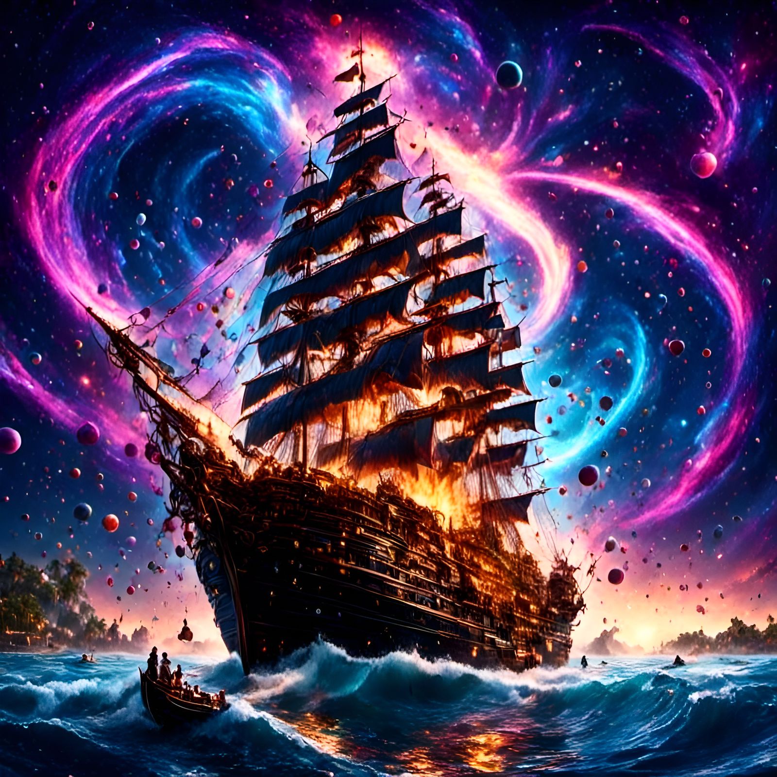 Surreal Pirate Ship