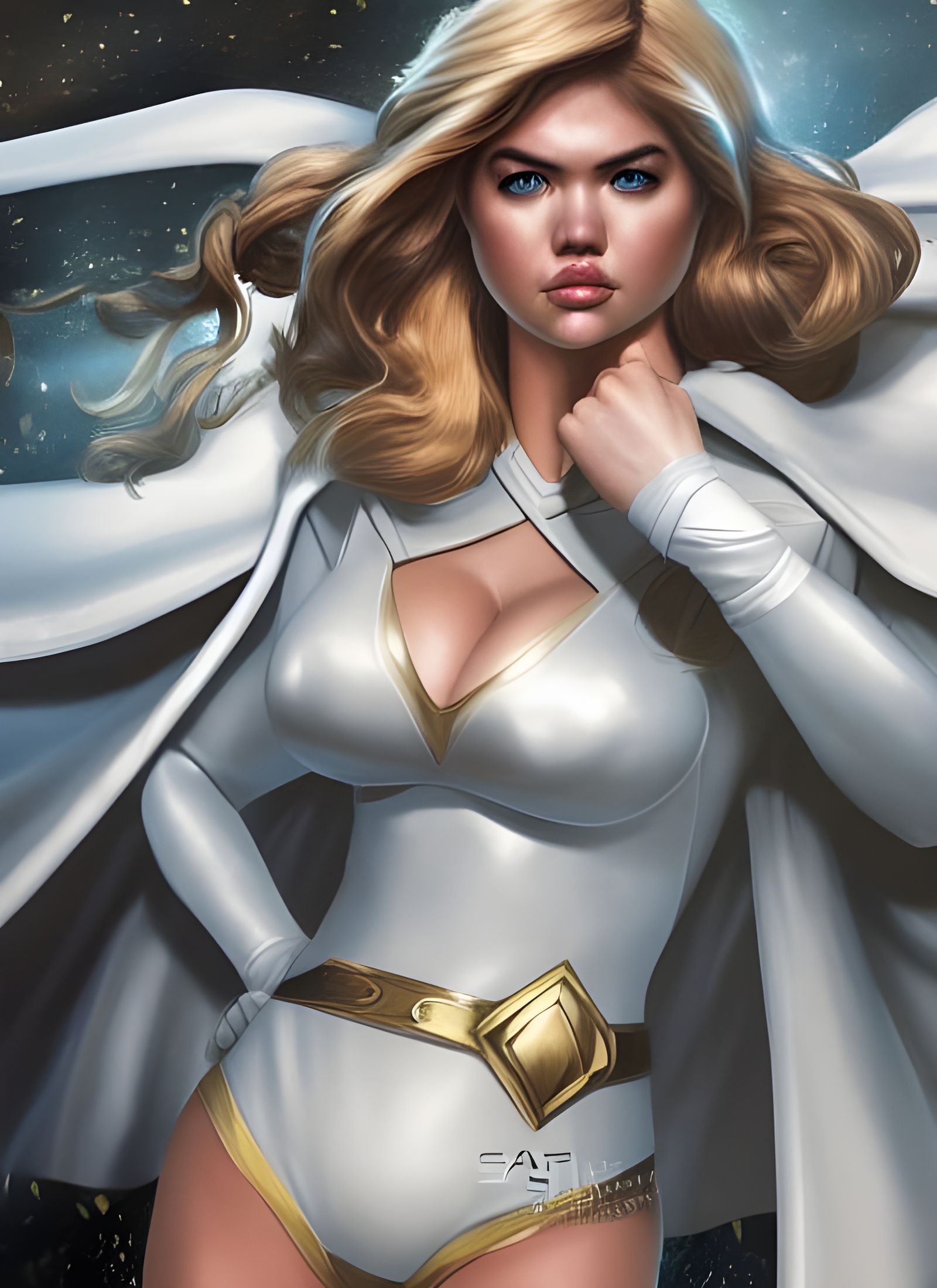 Emma Frost as Digital Art Concept