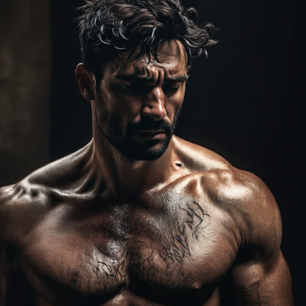 Rugged Italian Man Says Goodbye to Love in Dramatic Hyperrea...