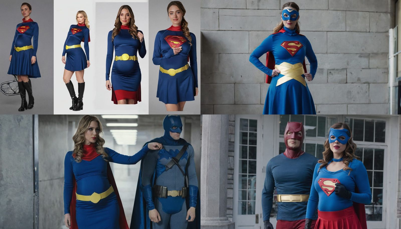 Pregnant Woman as Stargirl in Live Action