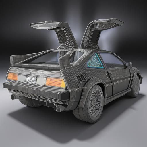 Fractured Metallic Dreamscape in Heavy Metal Style