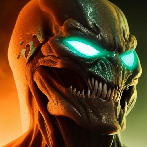 Spectre Ultron Doomsday Portrait in Biopunk Style