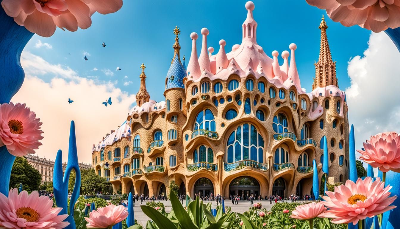 Palast im Gaudi-Stil