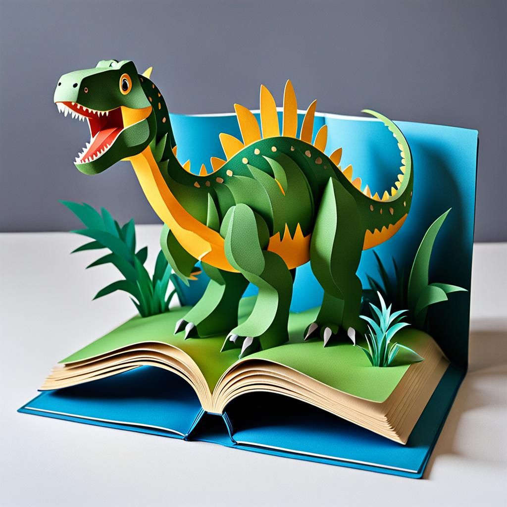 A pop up book