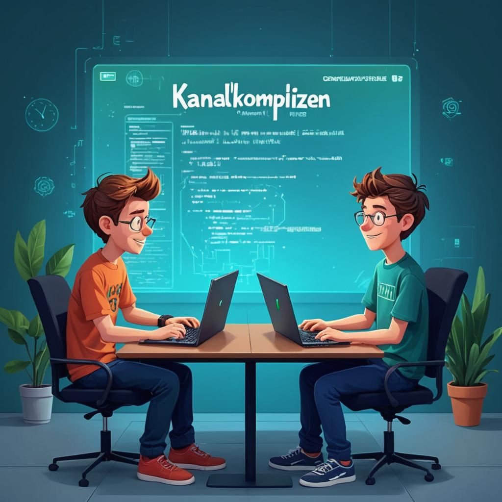 Cartoon Programmers in a Digital Landscape