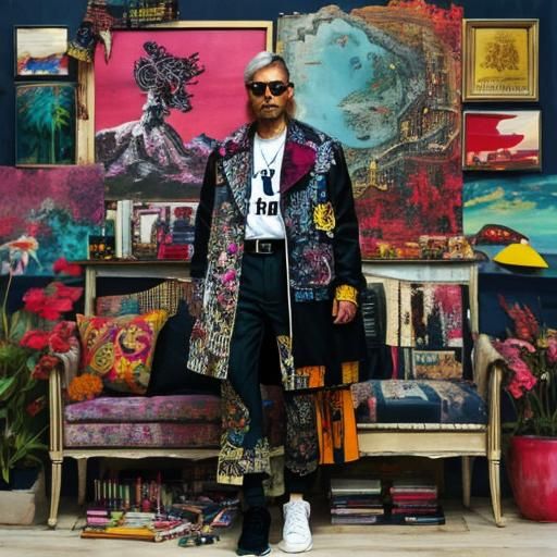 AI Generated Maximalist Image