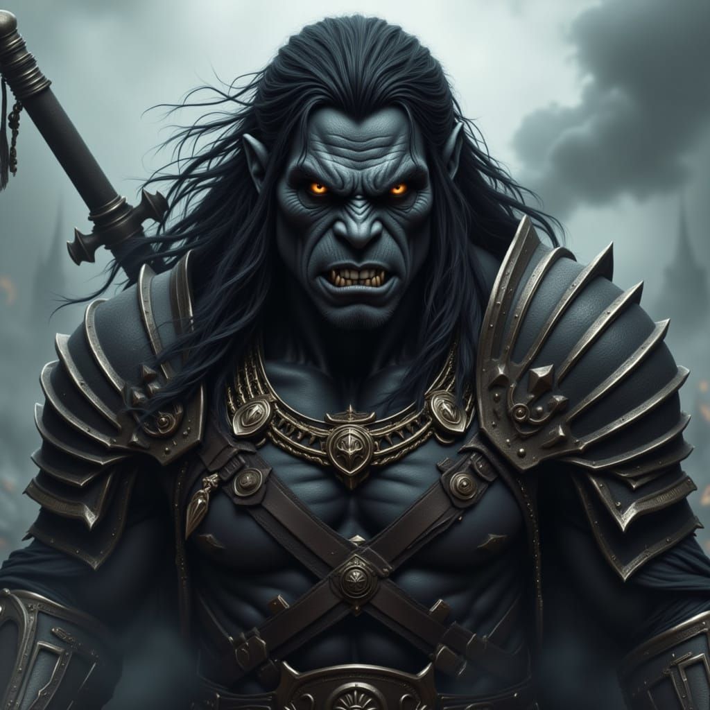 The Great Dark Orc Warlord