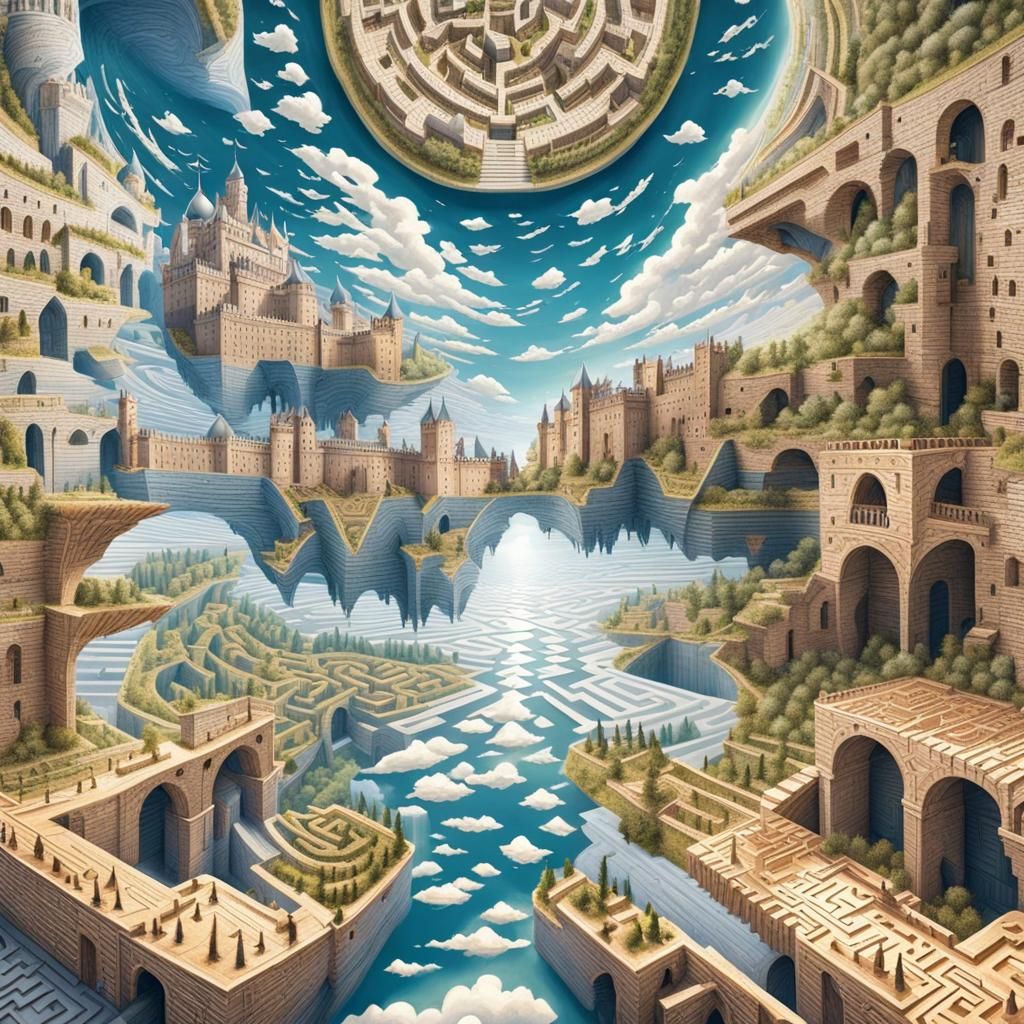 Upsidedown Kingdom - Optical Illusion