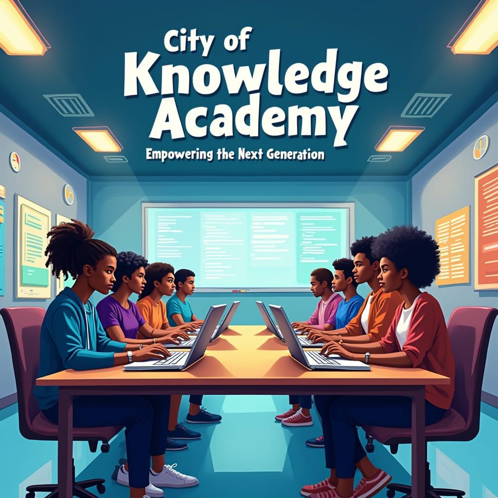 Diverse Young Coders Thrive in Futuristic Learning Space