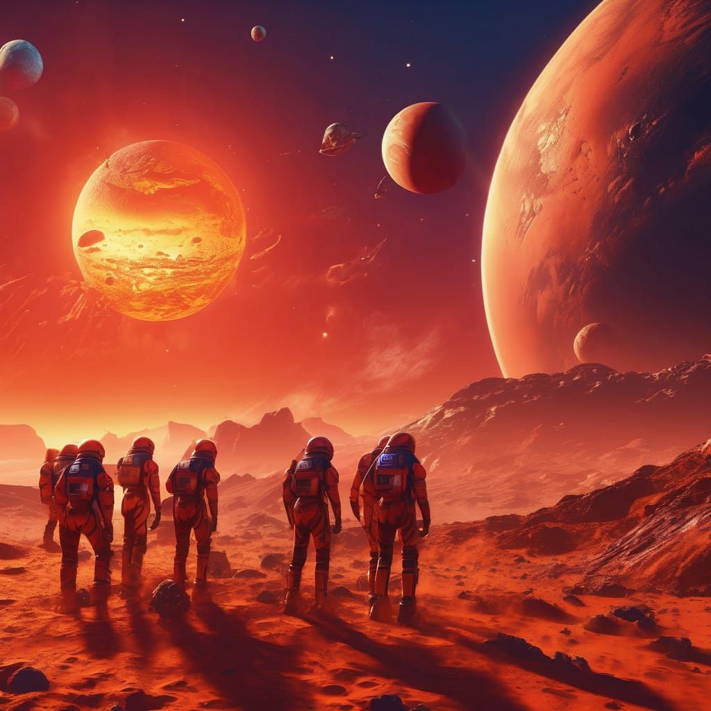 Teenagers on Mars: Fantasy Concept Art