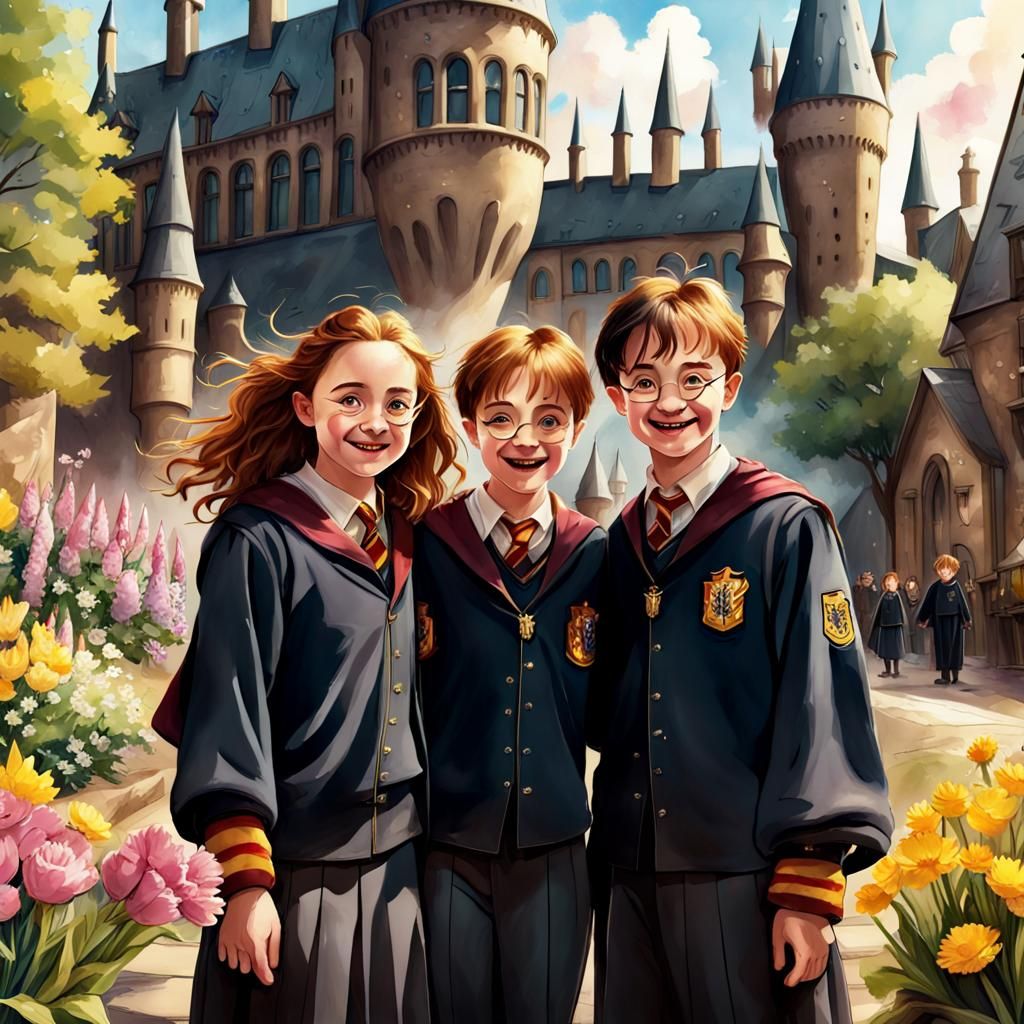 Harry, Ron & Hermione