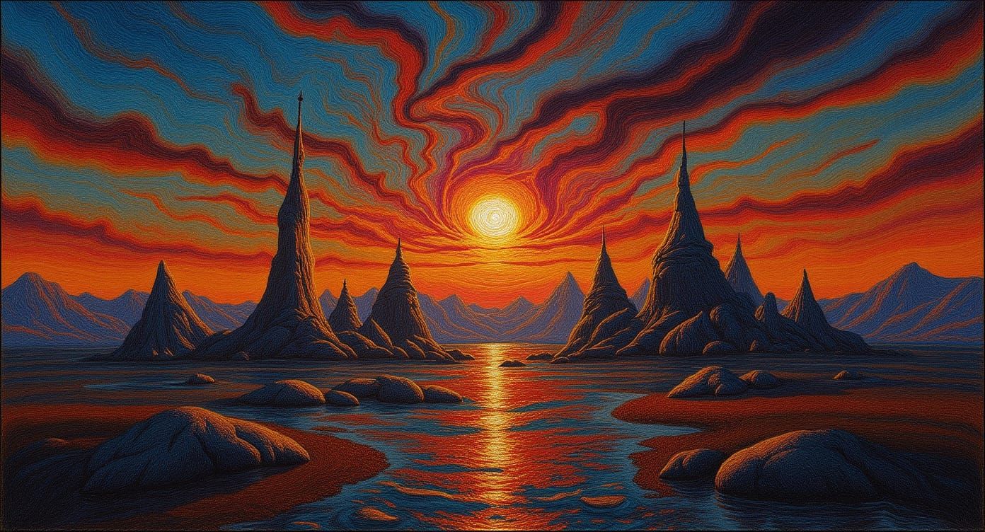 Phantasm: Hyper Realistic Abstract Art with Fine Details