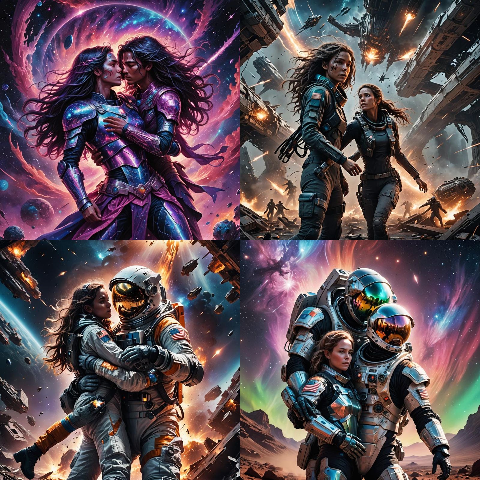 Intergalactic Battle: A Cosmic Cover Art