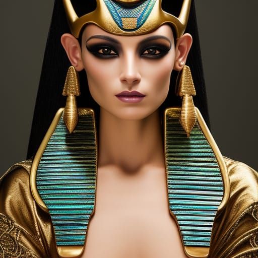 Anubis Portrait in Hyperrealistic Style