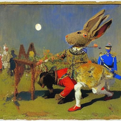 Person Inspires Regiment: Artful Historical Collage