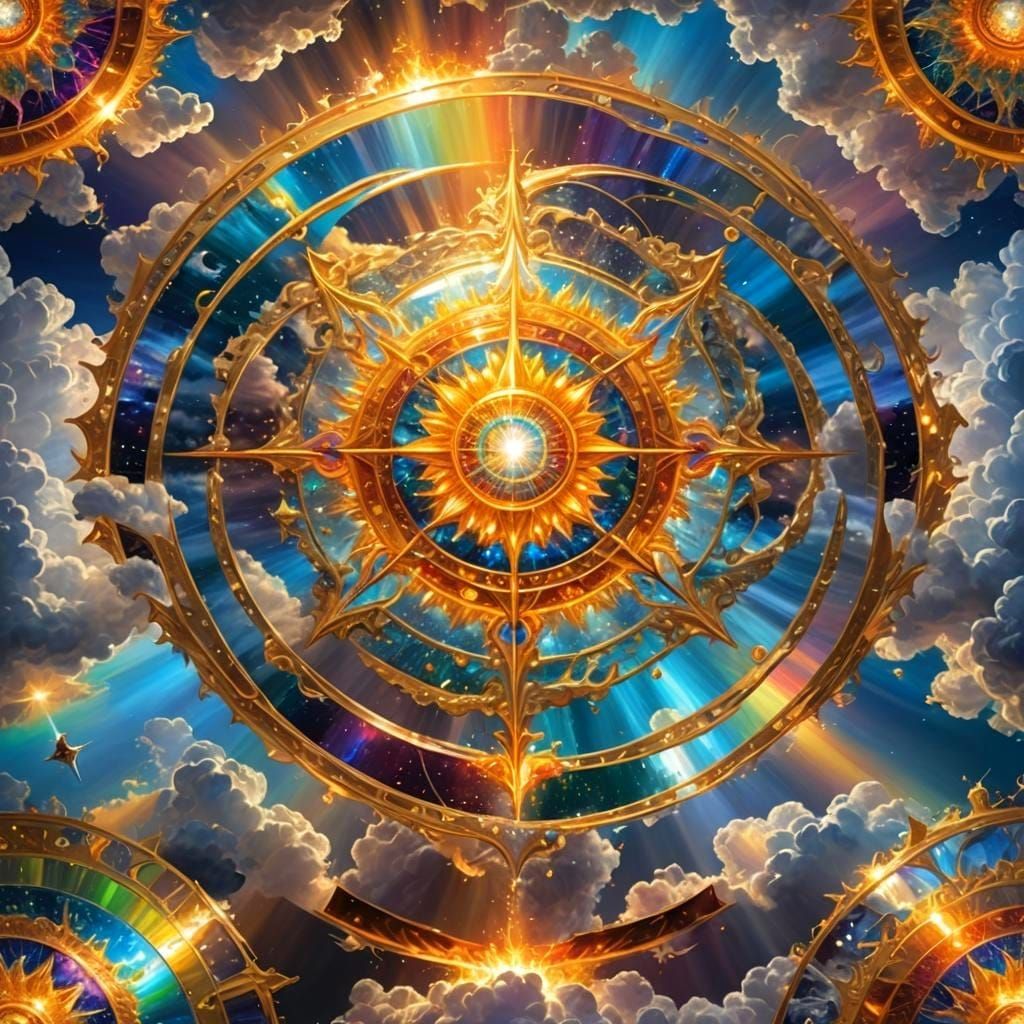 Interdimensional Crystal Energy in Artgerm Style