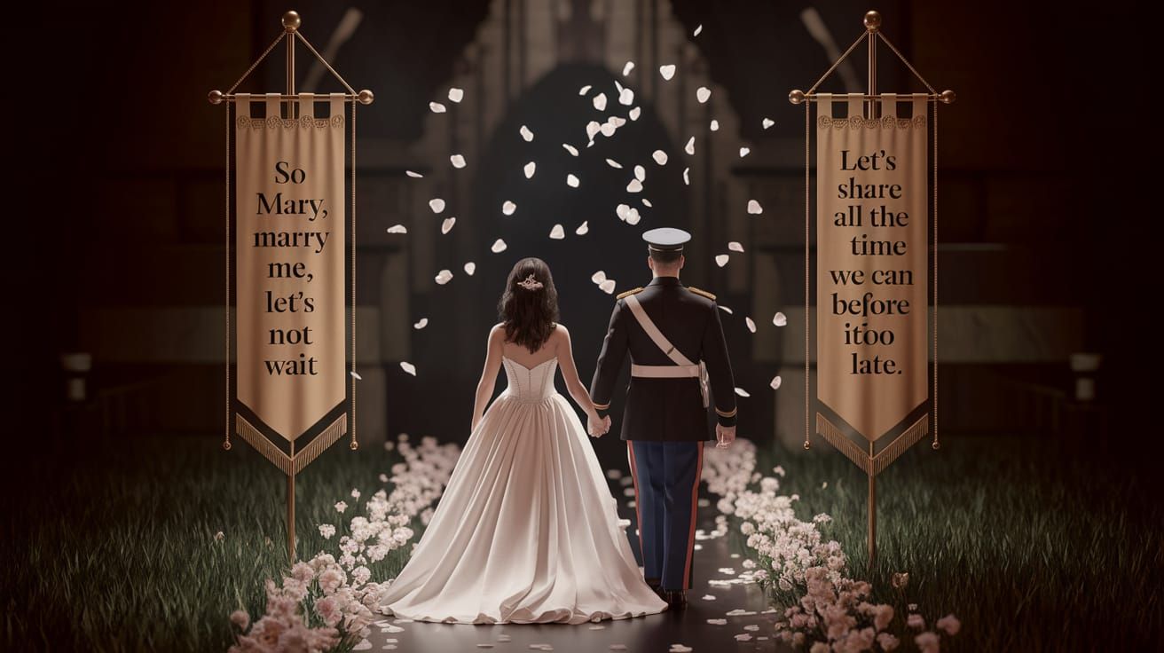 Dark Fantasy Wedding: A Couple's Eternal Vows