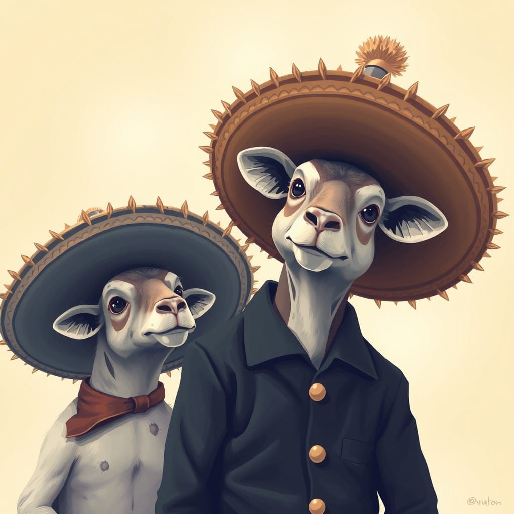 Animals Wearing Sombreros