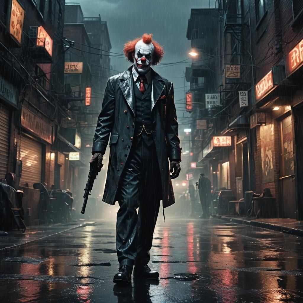 Mafia clown. inspired by my GTA Character