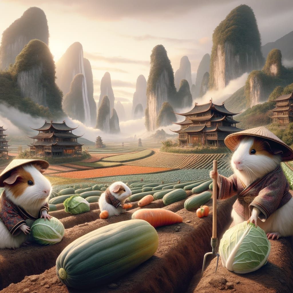 Guinea Pig Farmers in Fantasy Valley