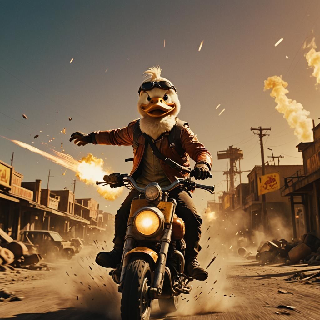 Nuka Duck Rides a Bomb: Cinematic Action