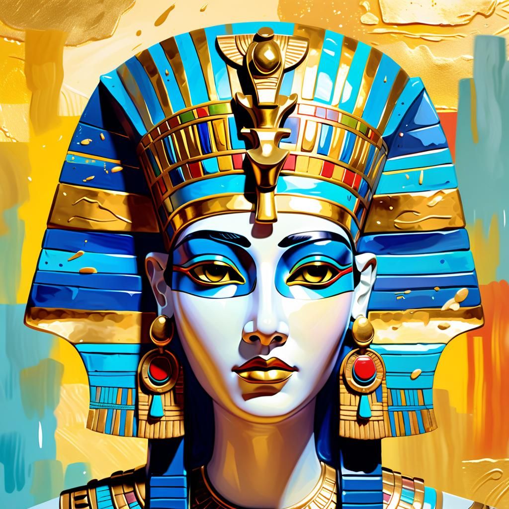 Cleopatra's funeral mask