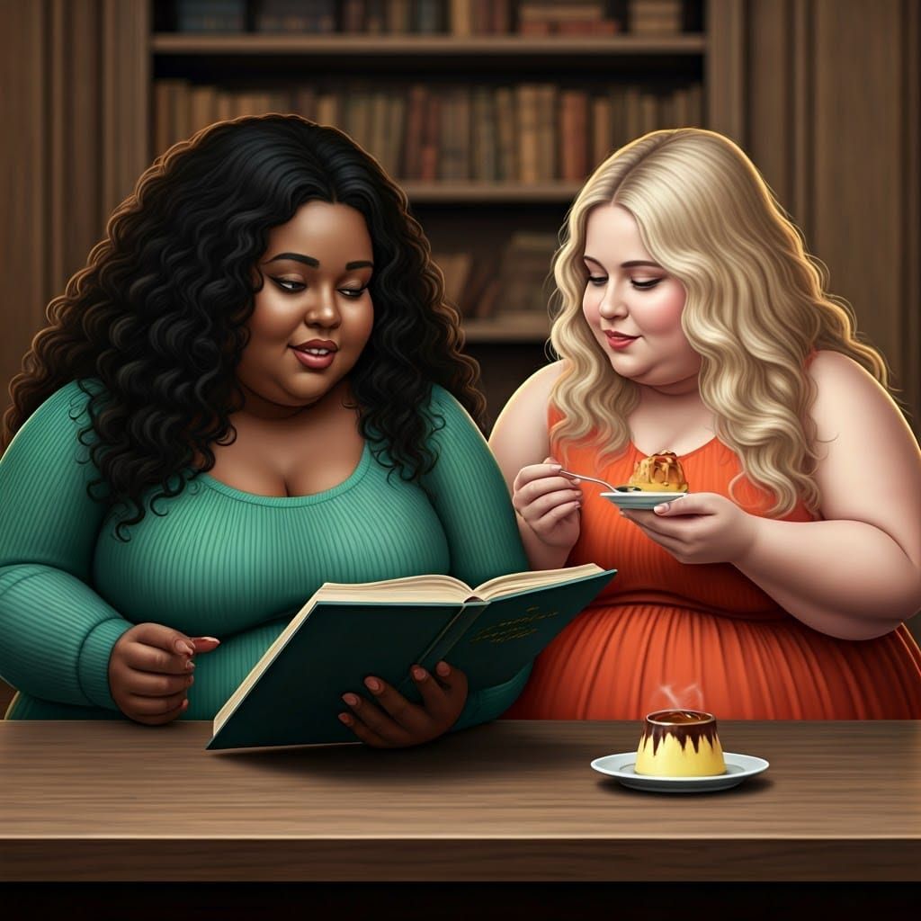 Two Happy Women Studying and Enjoying a Cozy Moment