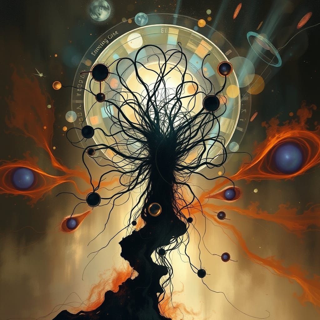 Abstract Art: Tangled Imaginative Concepts