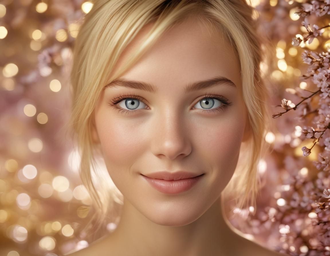 Radiant Portrait with Bokeh, Schoeller Style