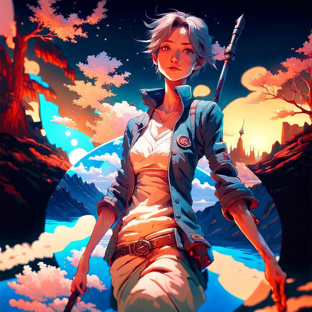 Epic Fantasy Landscape in Digital Illustration