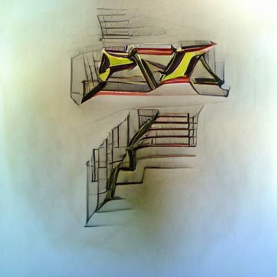 Escher-esque Symmetry: Staircases and Sport Cars
