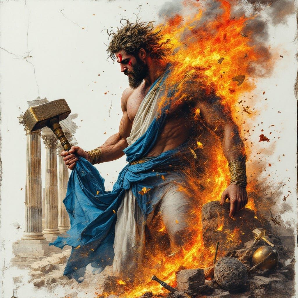 The Ancient Greek God Hephaestus O5