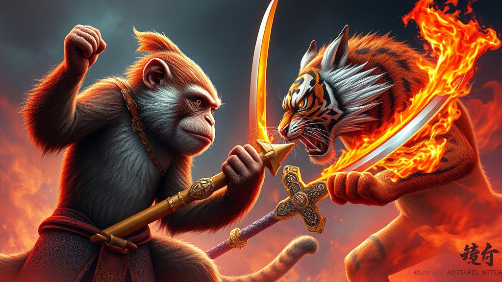 Monkey King vs Tiger Vanguard: Mythical Showdown
