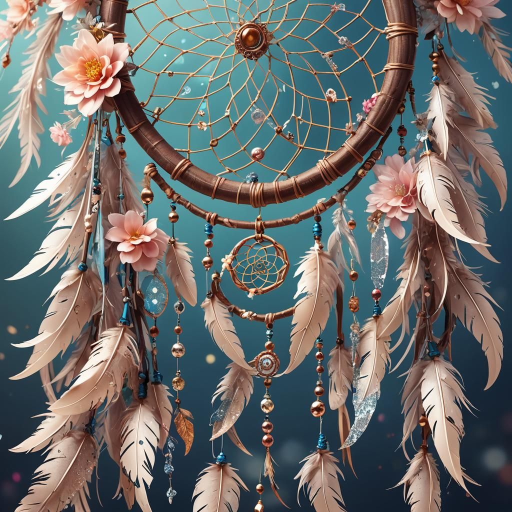 Sparkly Dream Catcher in 3D Anime Style