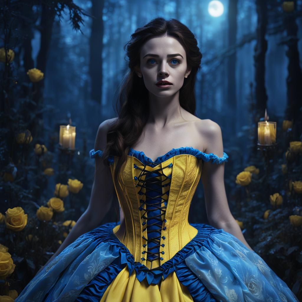 Gothic Fairytale Belle in Black Forest